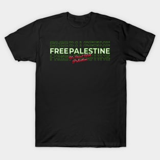 Free Palestine - Urban Type T-Shirt